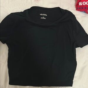 Wild Fable Black Women's Crop Top